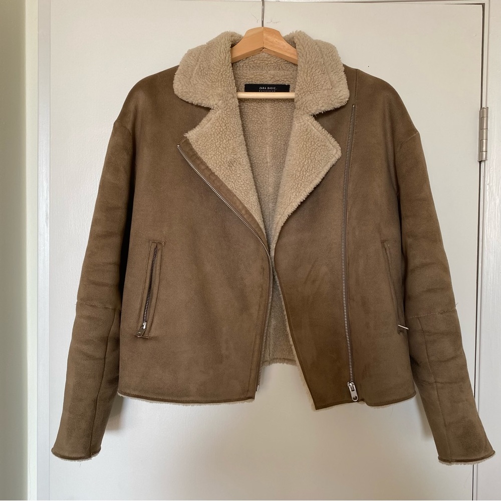 Zara Shearling Jacket - image 2